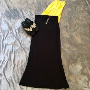 Beautiful Charlotte Russe Black Maxi Skirt
